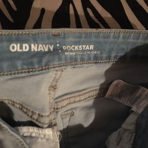 Rockstar super skinny jeans from old navy