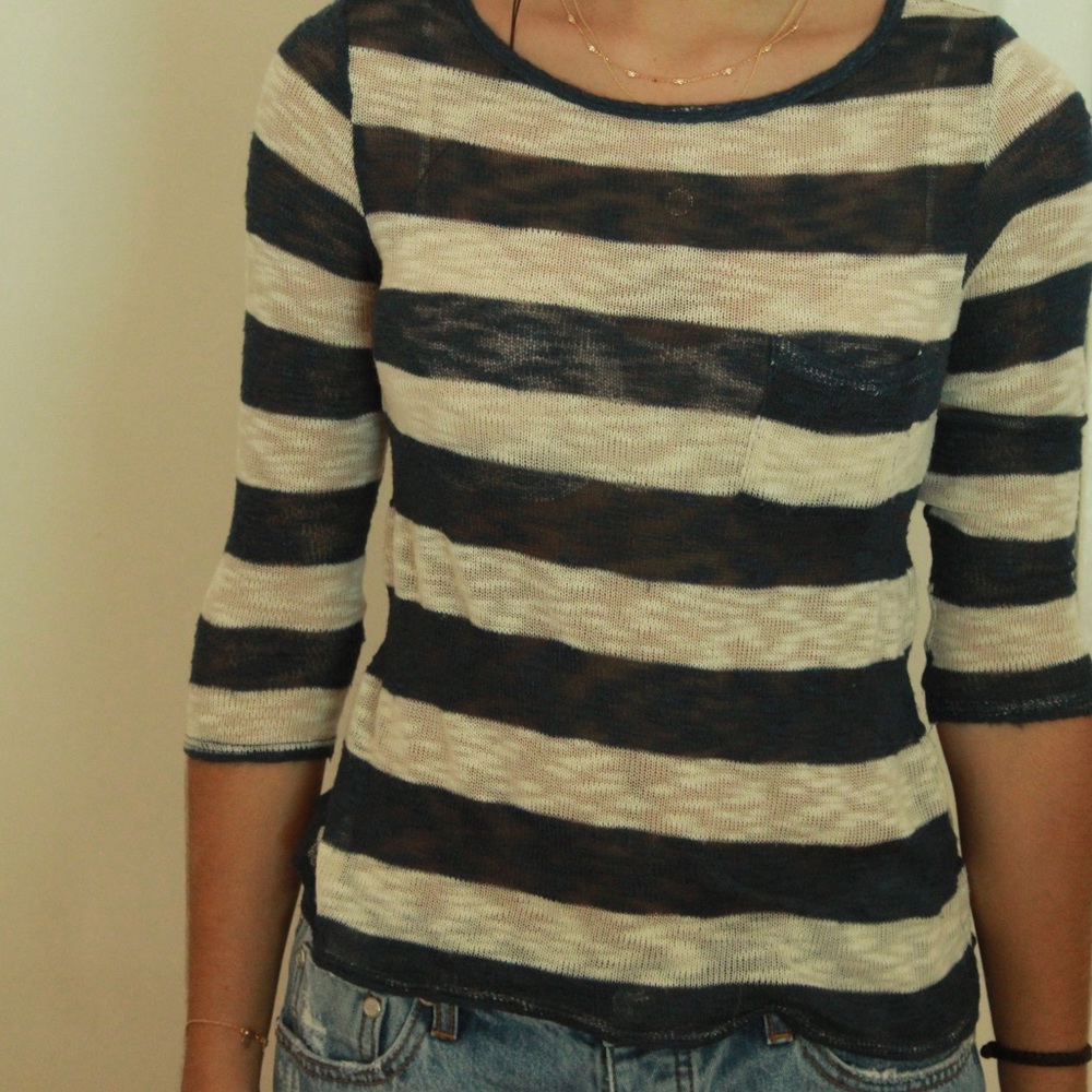 SOPRANO Striped Knit Sweater