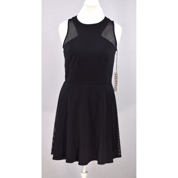 Anthropologie Dresses & Skirts - NWT Jay Godfrey Black Sheer Cut Out Dress