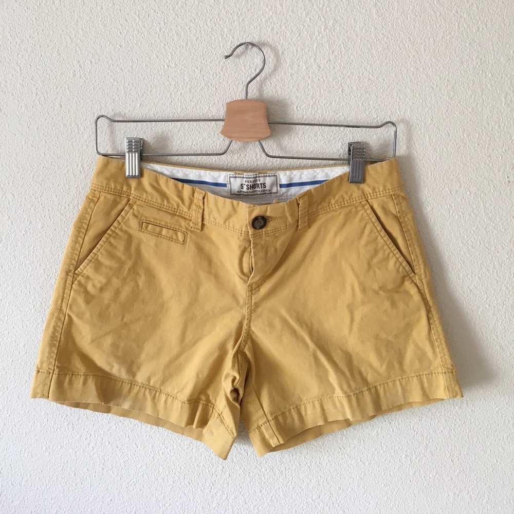Old Navy Yellow Perfect 5" Shorts