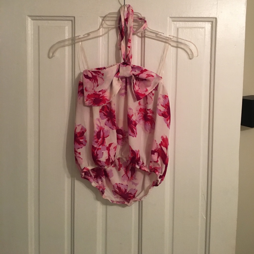Floral crop top