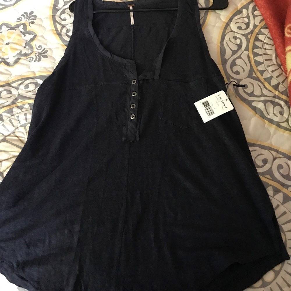 Free People linen tank