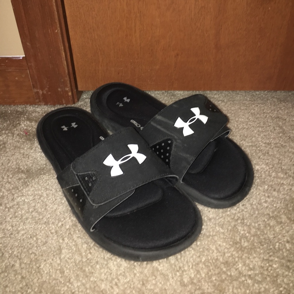 Under Armour 4-D foam slides