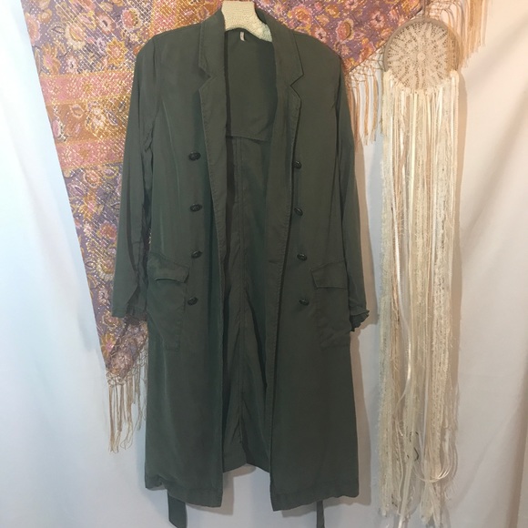 free people | sensual military duster - Picture 2 of 5