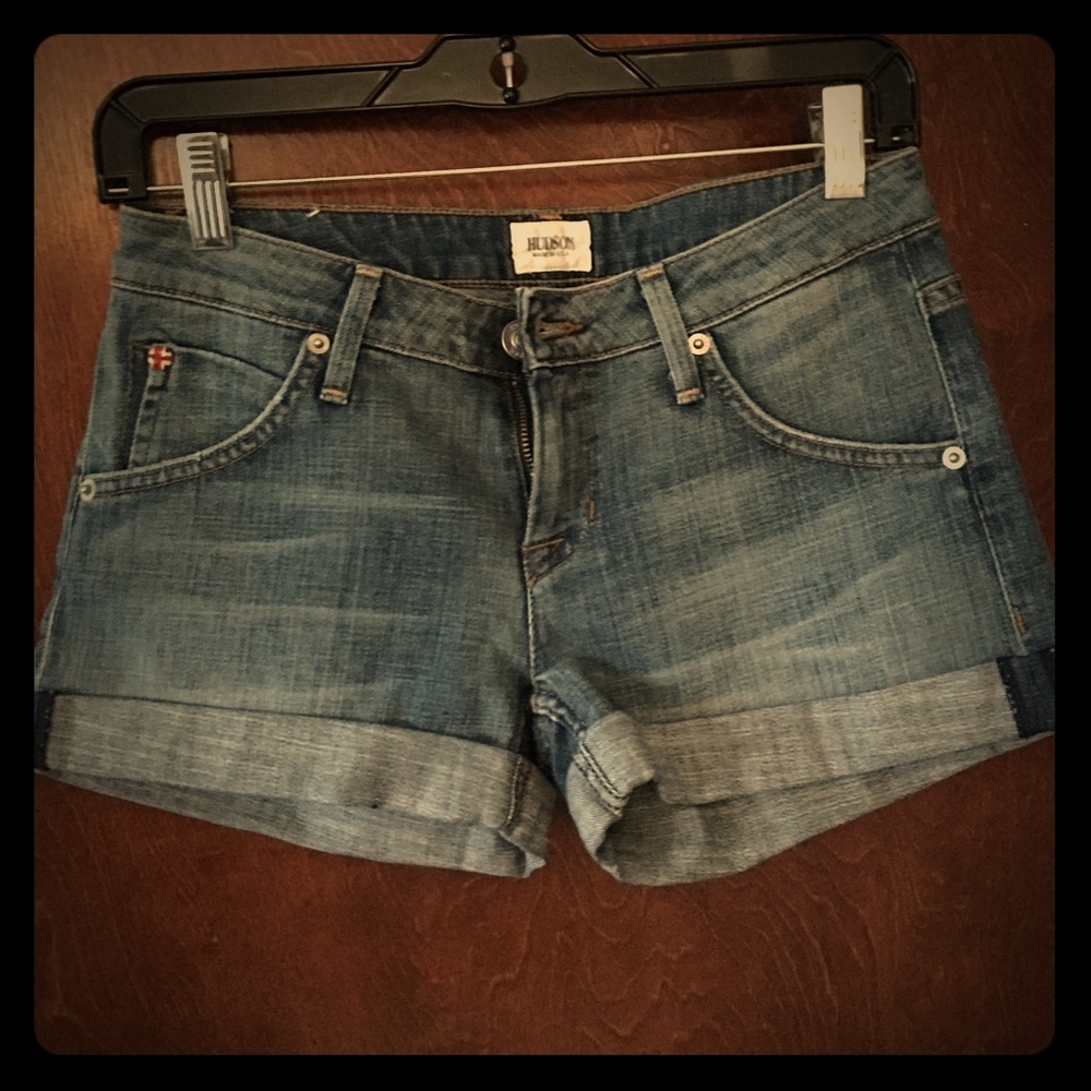 Never worn Hudson jean shorts size 25