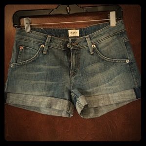 Never worn Hudson jean shorts size 25