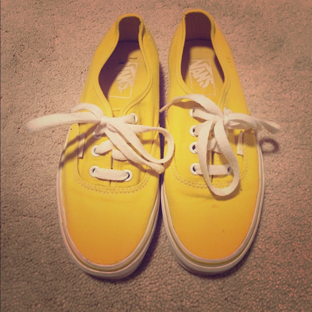 Yellow vans