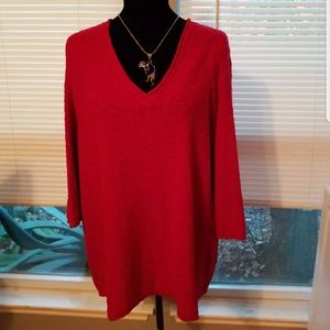 Vince Camuto Womens Split Back Top