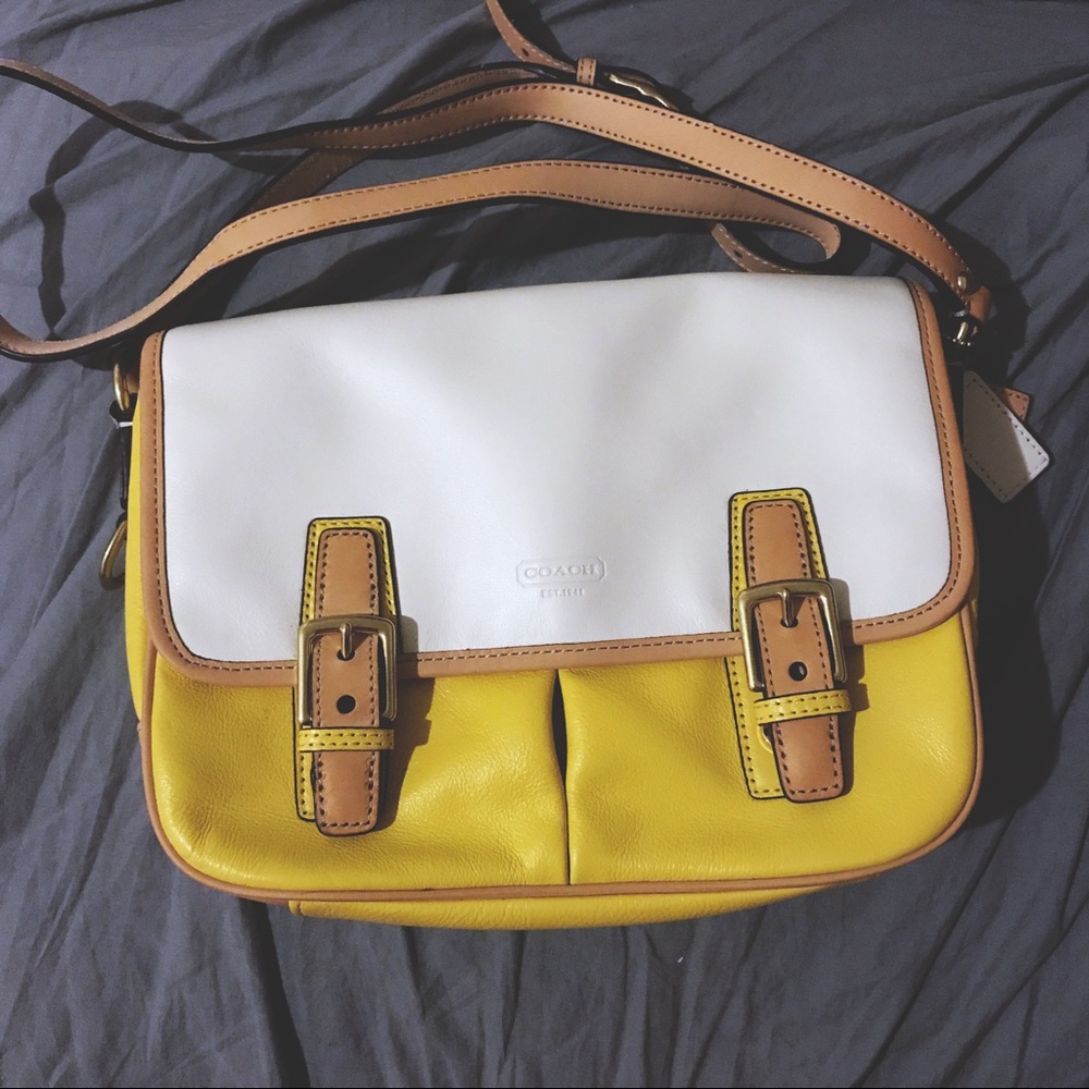 Coach Park Colorblock Crossbody Flap Handbag