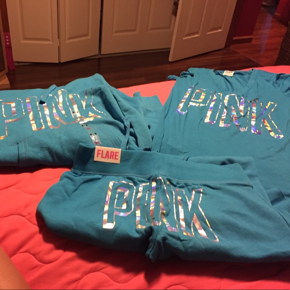 Victoria secret pink set 3 pcs