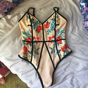 PAC sun floral one piece swimsuit
