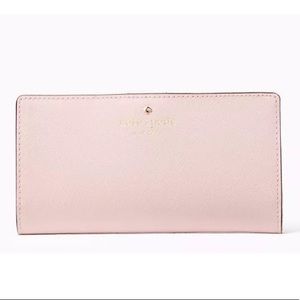 NWT Kate Spade Mikas Pond Stacy wallet pink blush