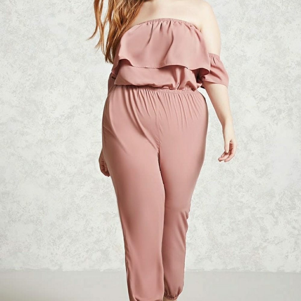 Off the shoulder jumpsuit