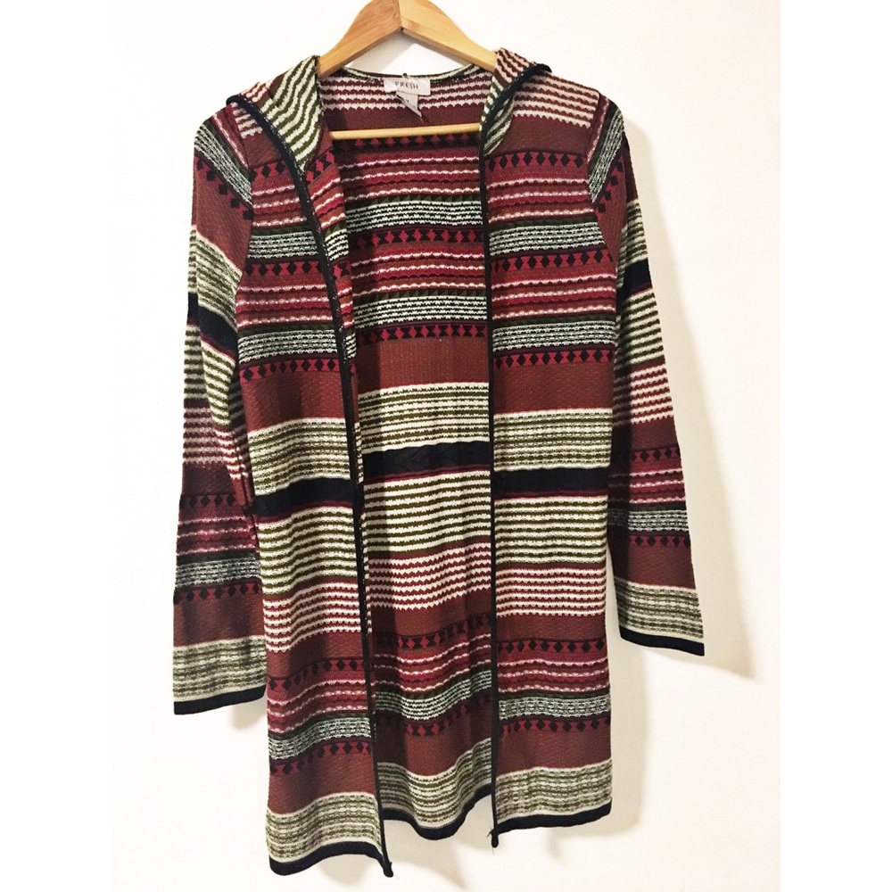 Sold Lightweight hooded cardigan
