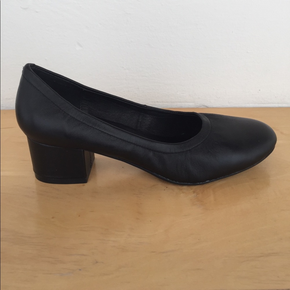 New Jeffrey Campbell Bitsie Black Leather Pump