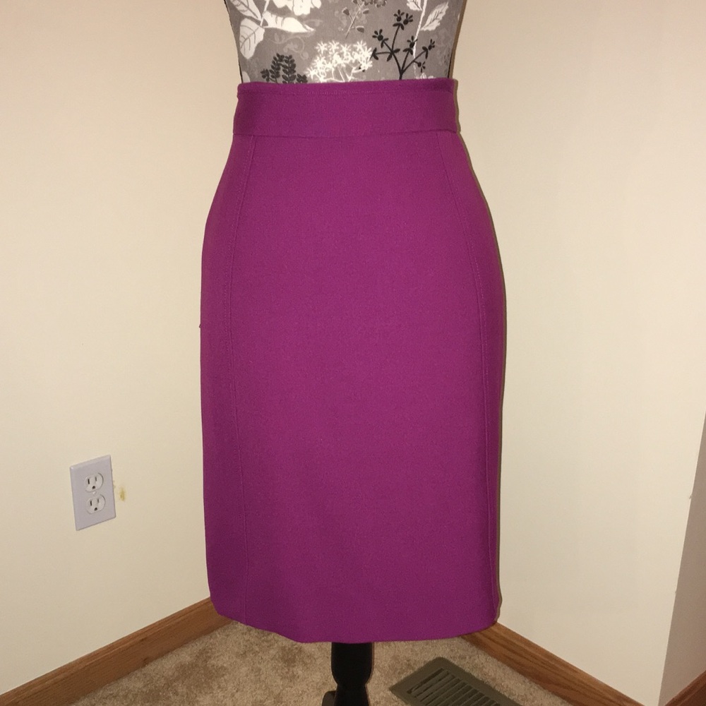 Purple Pencil Skirt