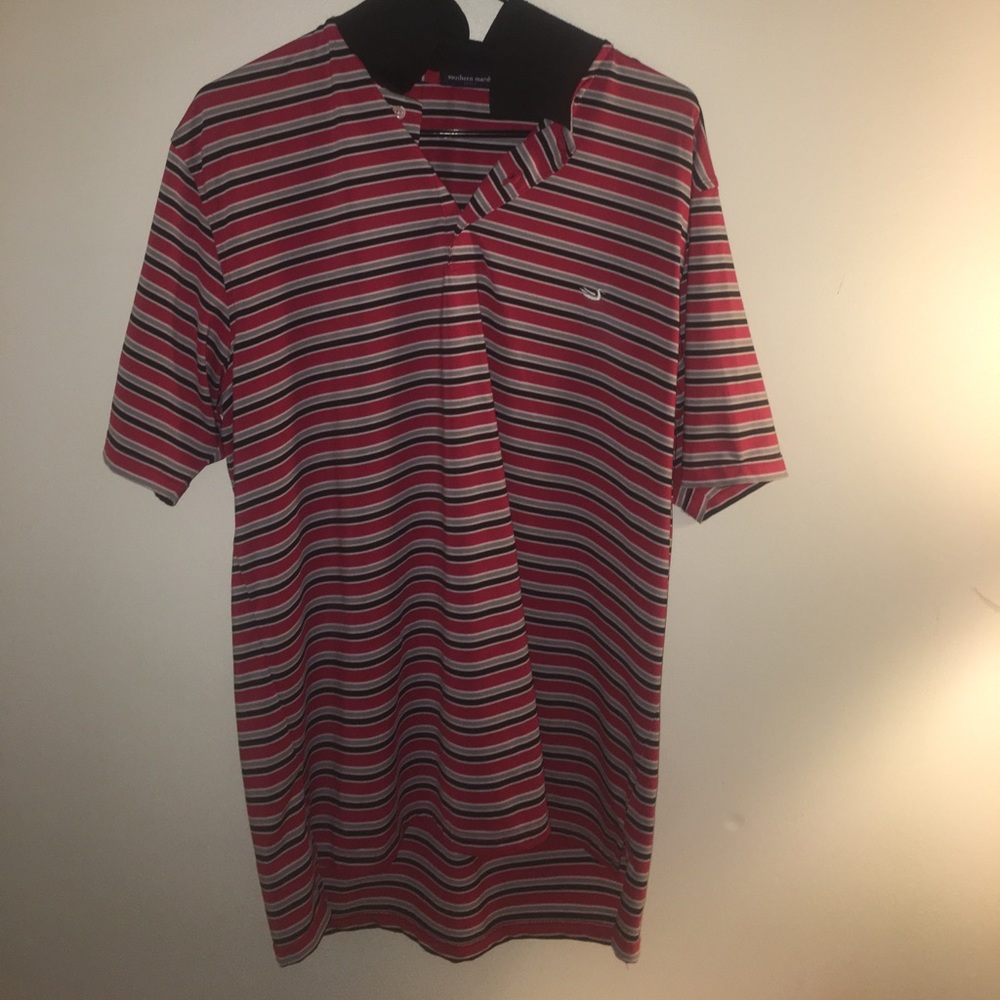 Southern Marsh Shirt Red/Black/Gray