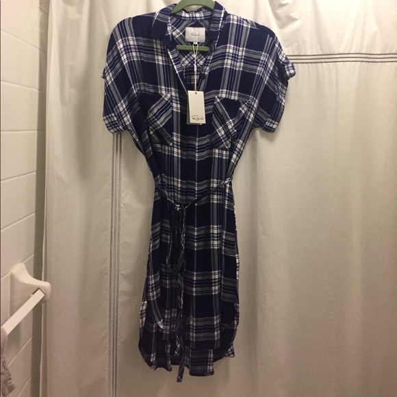 NEW WITH TAGS Rails plaid button down dress - Picture 2 of 7