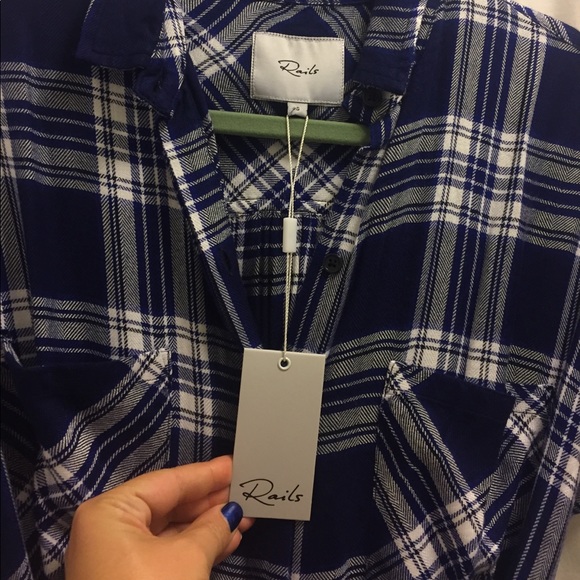 NEW WITH TAGS Rails plaid button down dress - Picture 4 of 7