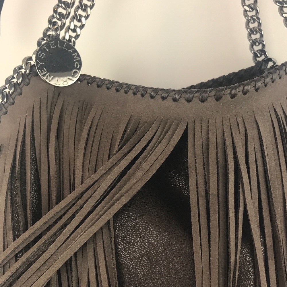 NWT Stella McCartney Falabella Leather Fringe Bag - Picture 6 of 8