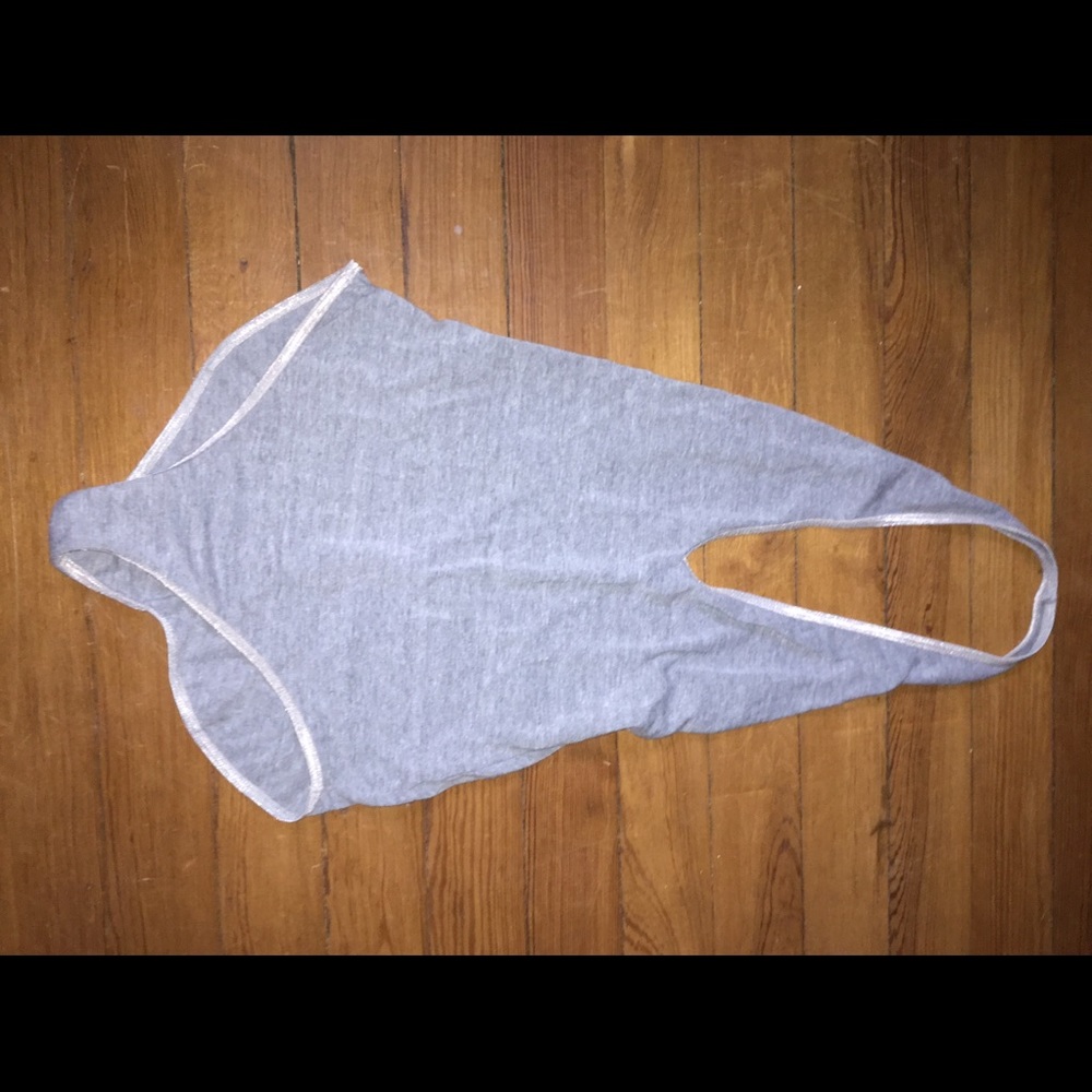 Gray one piece
