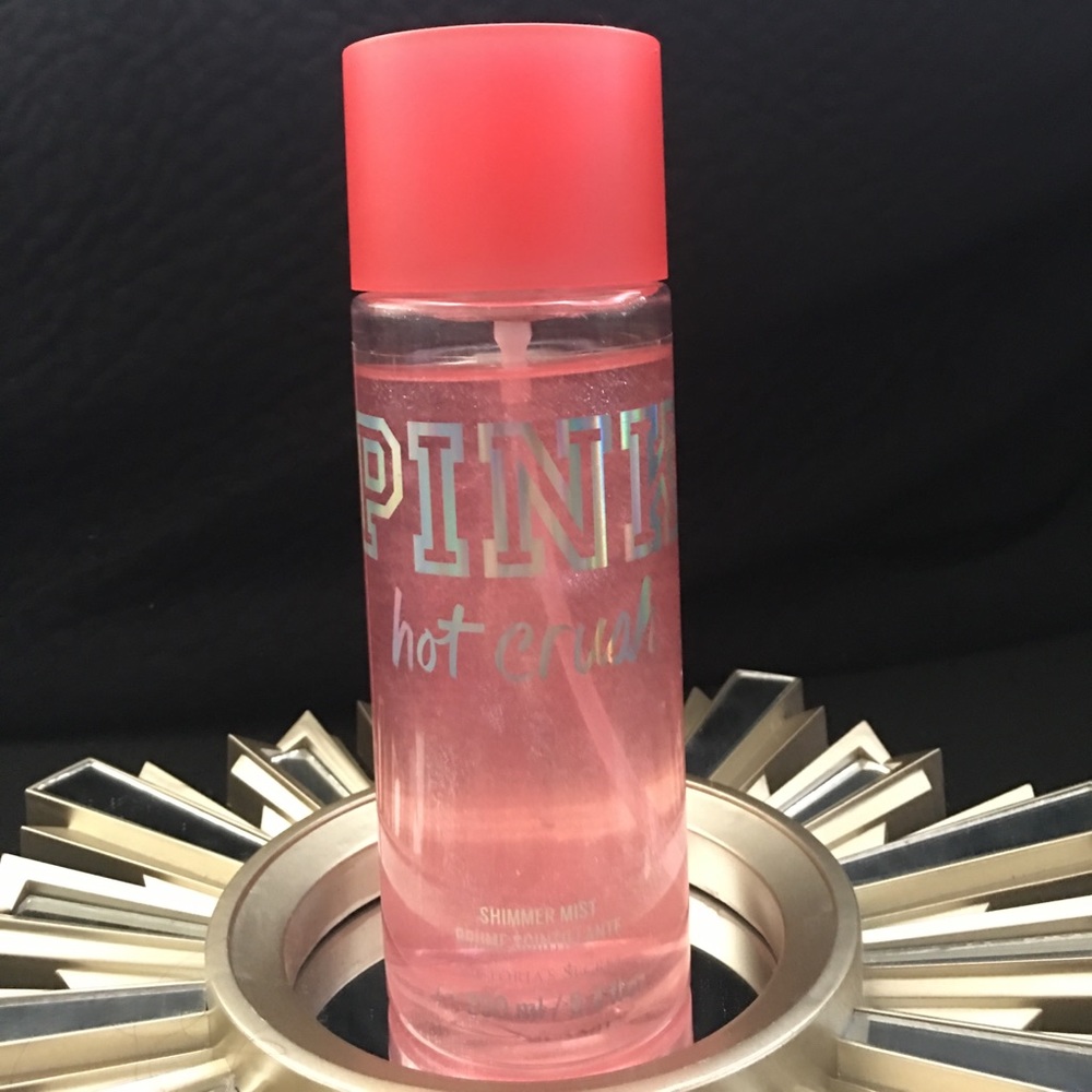 Pink Victoria's Secret Hot Crush Shimmer Mist
