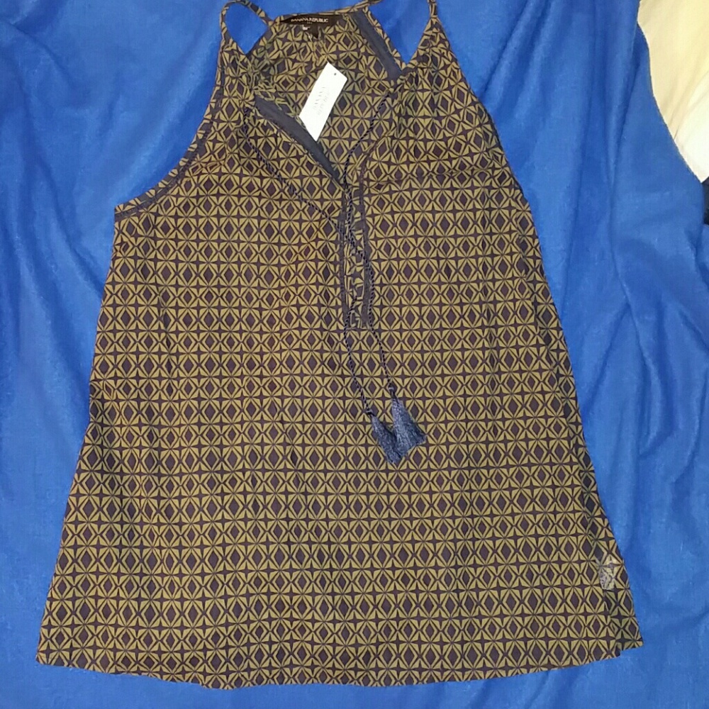Banana Republic Printed Sleeveless Top