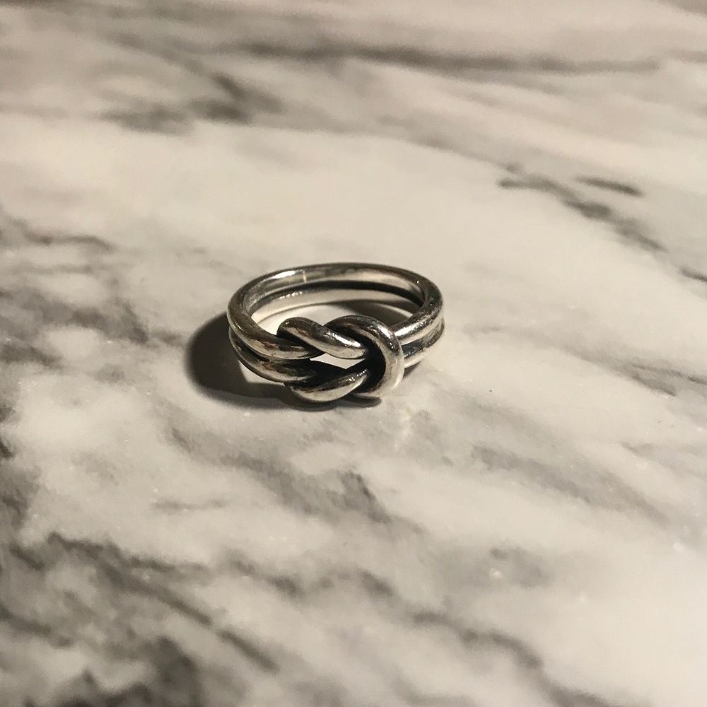 James Avery heart knot ring