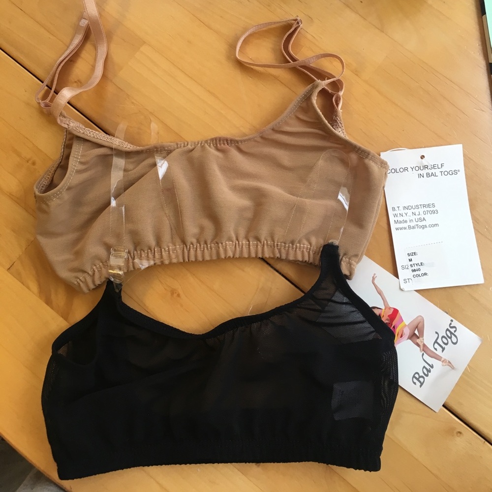 Bal Togs Mesh Dance Bras, M