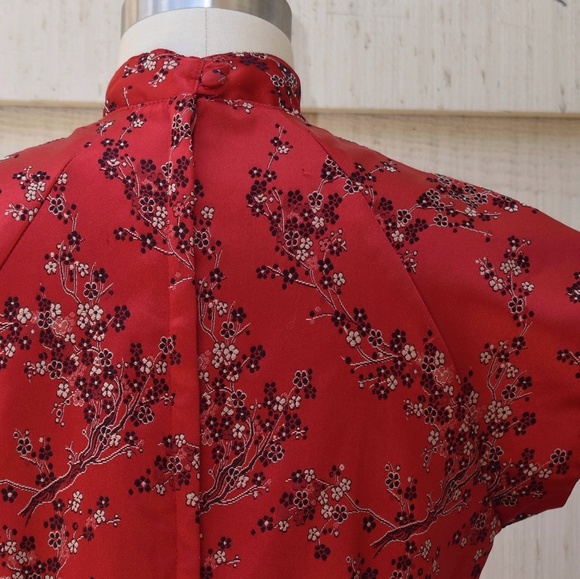 Vintage 90s Cherry Blossom Dress - Picture 5 of 16