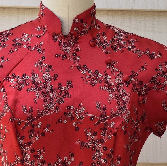 Vintage 90s Cherry Blossom Dress - Picture 6 of 16