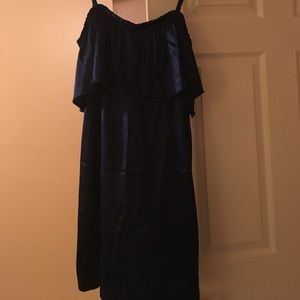 Rebecca Taylor.. Blue satin dress