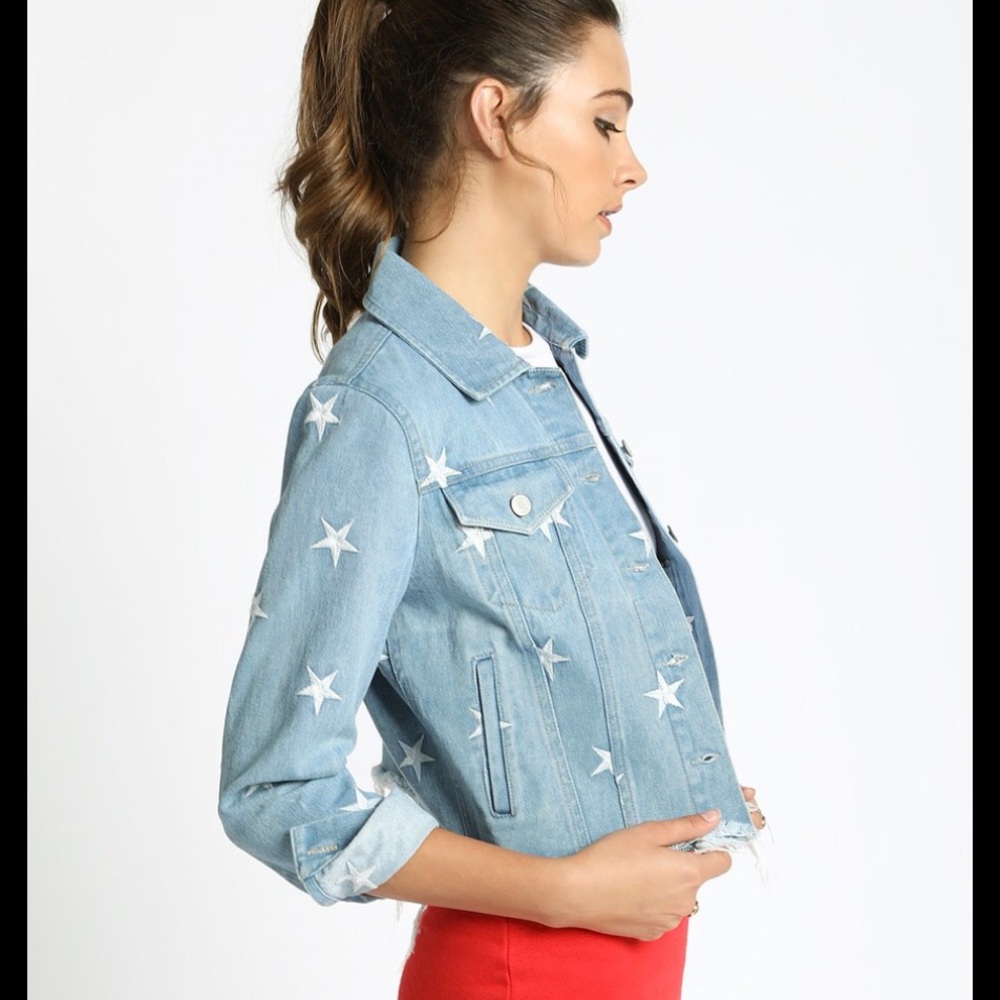 Embroidered Jean Jacket - Picture 3 of 7