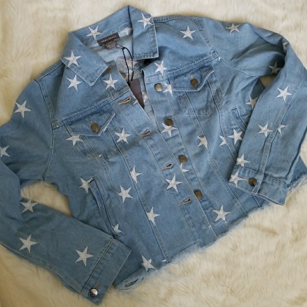 Embroidered Jean Jacket - Picture 5 of 7
