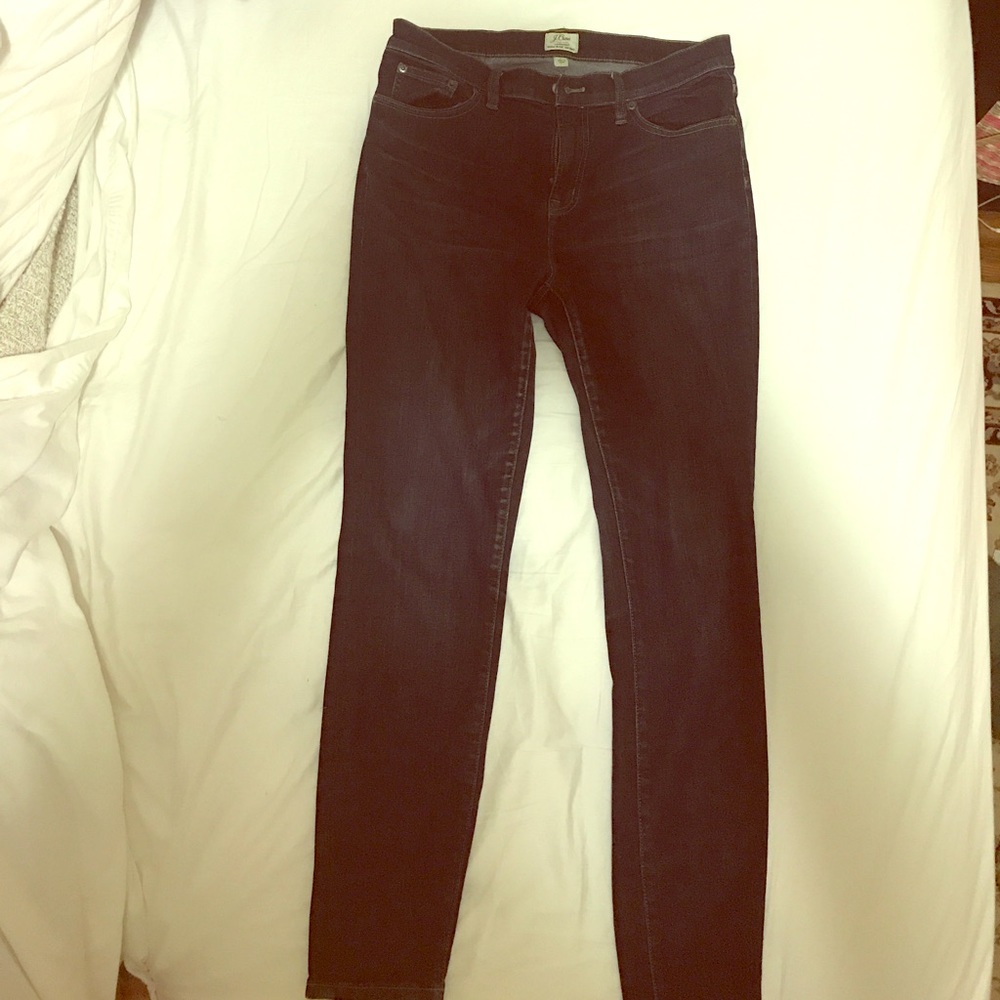 High rise skinny jeans