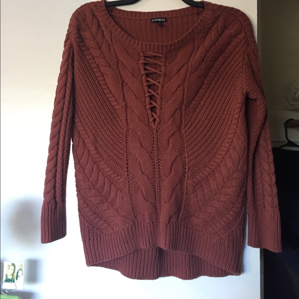 Express off the shoulder sweater