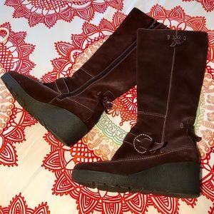 Aerosoles Suede Brown Boots