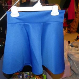 royal blue kids skater skirt
