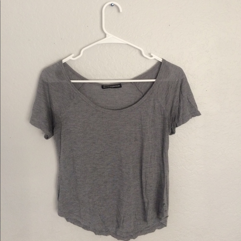 Brandy melville grey top