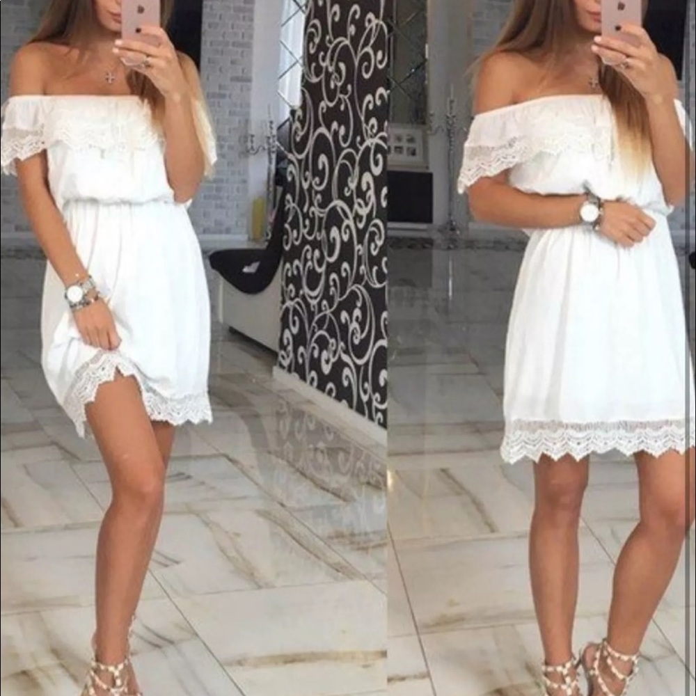 Off shoulder dress