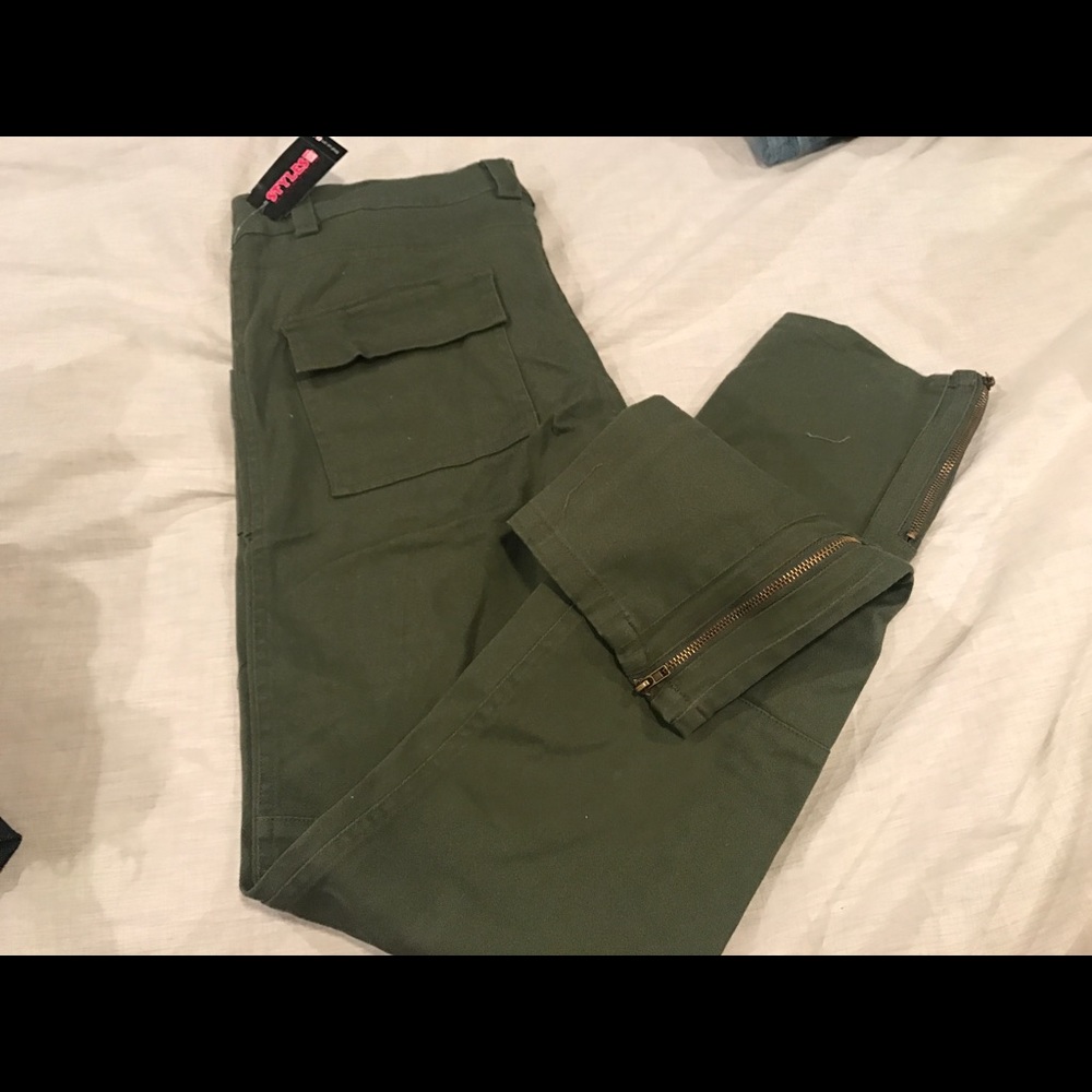 NWT Military green utility pants