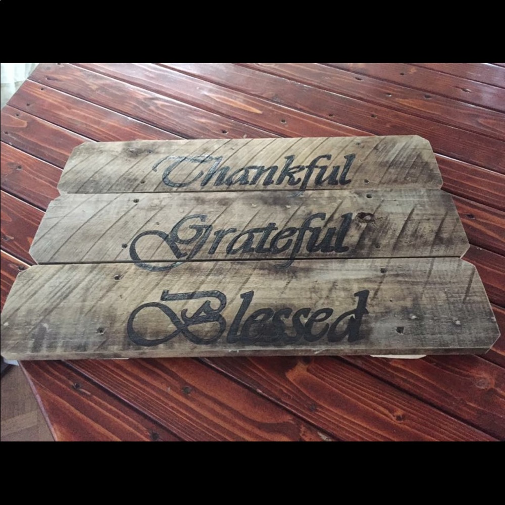 Handmade sign 11x16