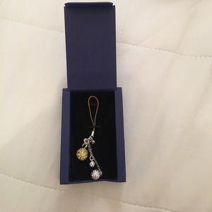Swarovski cell phone charm
