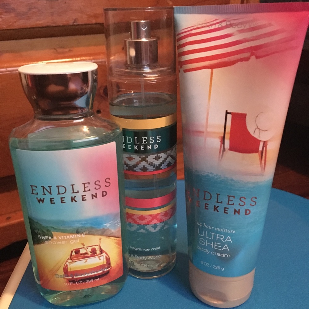Bath and Bodyworks "Endless Weekend" Collection