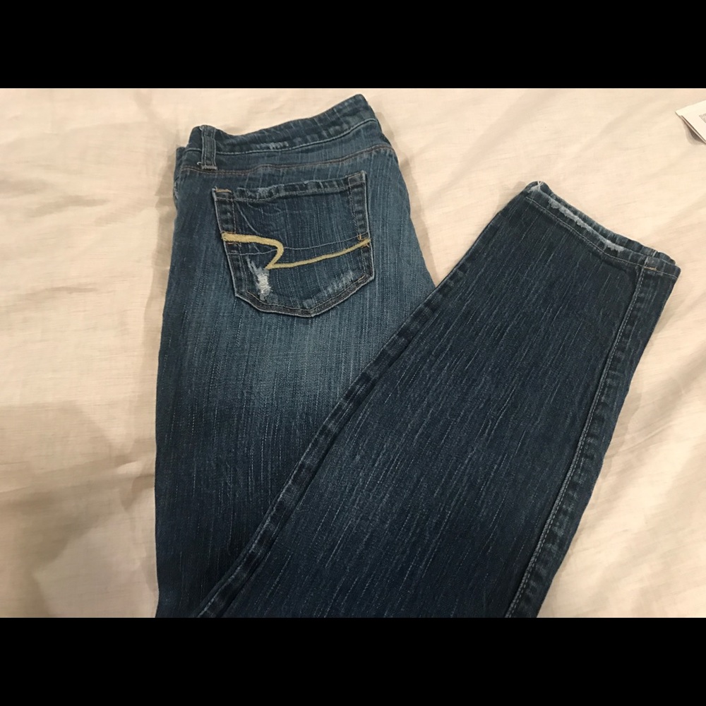 American Eagle distressed denim