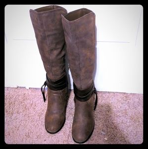Maurice's Brown Tassel Boots
