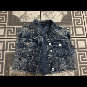 Edgy Short Jean Jacket