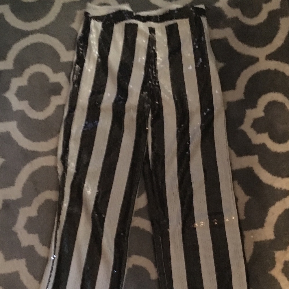 NWT Zara sequin trouser pants size M