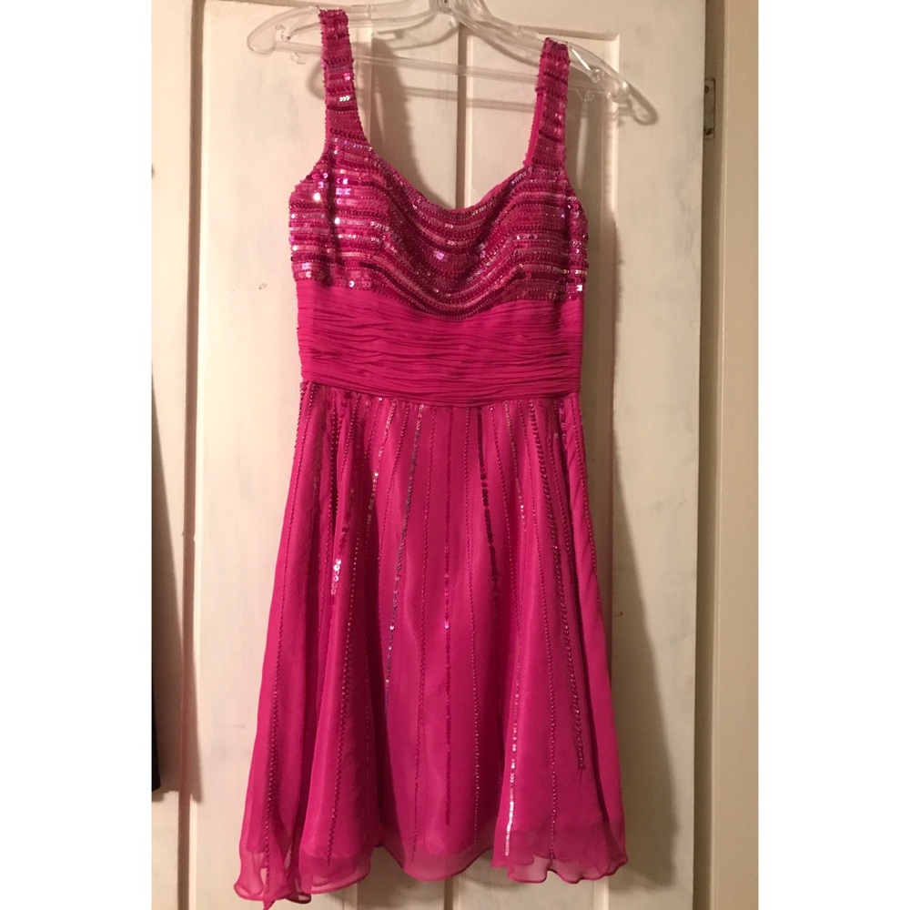 SCALA pink sequin dress