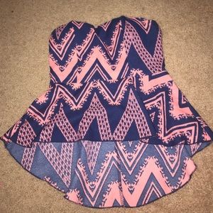 Strapless Top